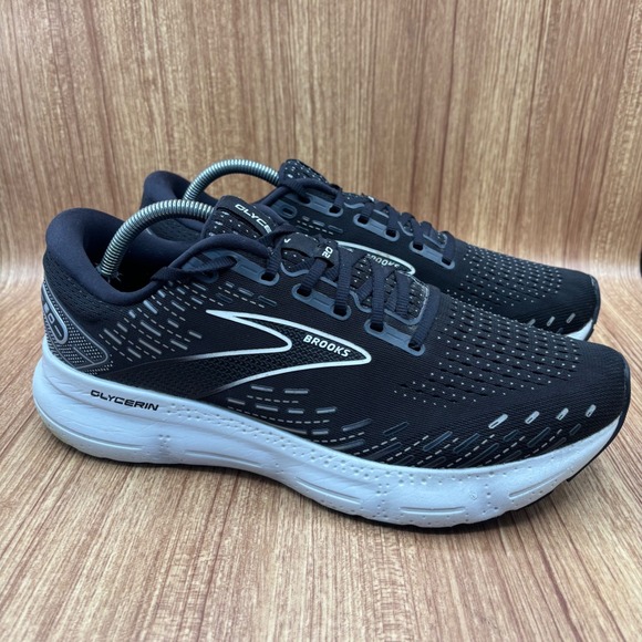 Brooks Other - Brooks Glycerin 20 Running Shoes Mens 11.5 Black White 1103821D059 sneakers